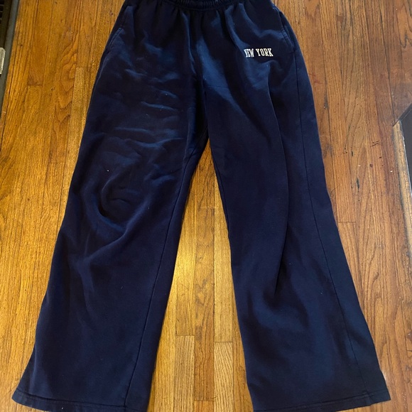 Navy Blue New York Sweatpants - Picture 6 of 9